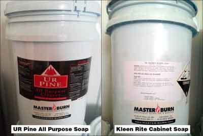 Master Burn Cleaning Chemicals and Soaps